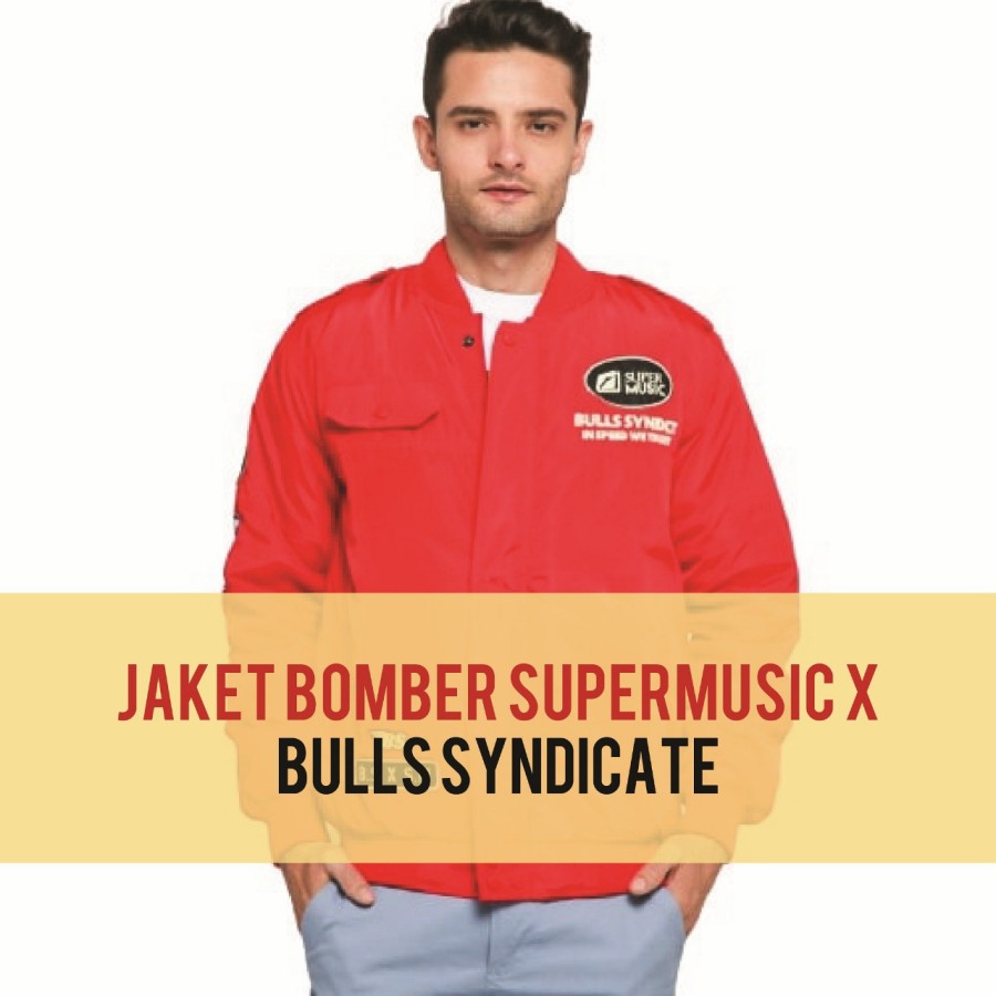 JAKET//BOOMBER JACKET//OUTERWEAR Supermusic x Bulls Syndicate
