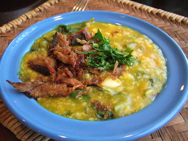 Ilustrasi bubur manado. Image: Wikipedia