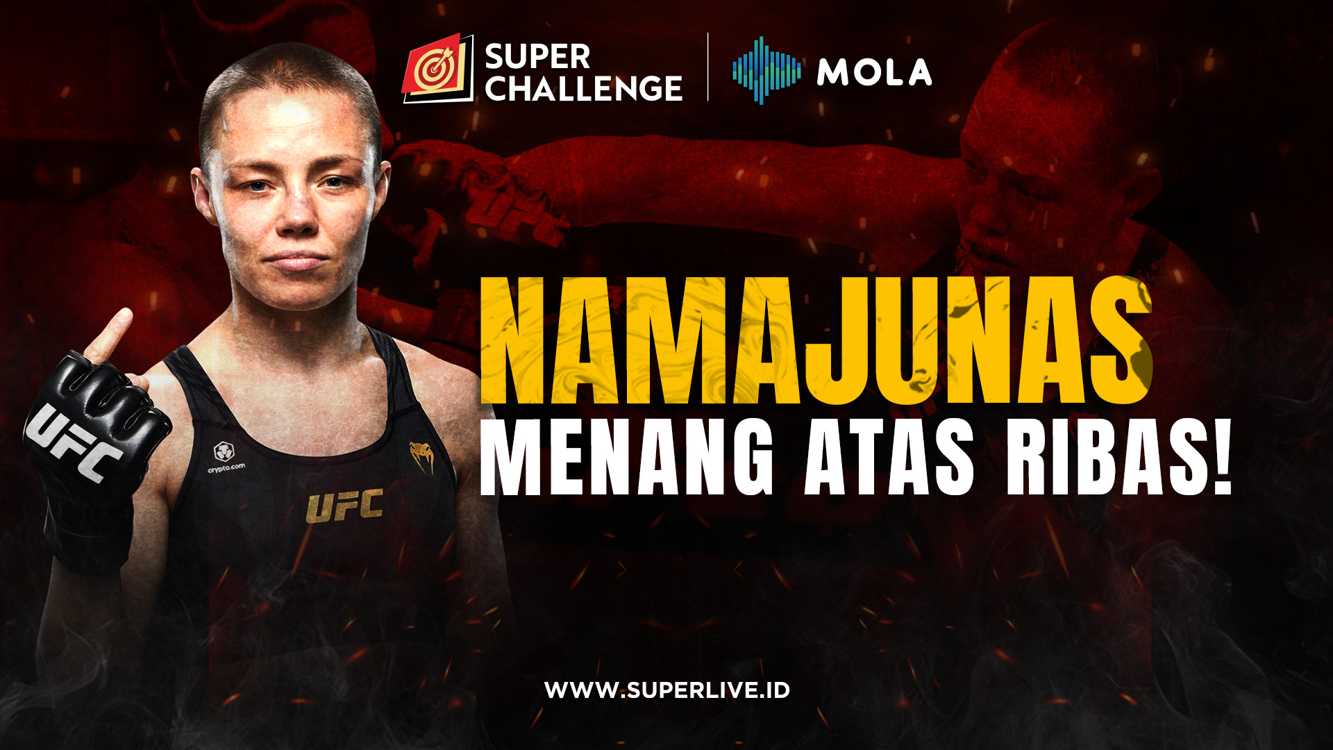 Hasil UFC Fight Night Amanda Ribas vs Rose Namajunas: Namajunas Balik Ke Jalur Kemenangan, Taklukan Ribas 5 Ronde Lamanya!