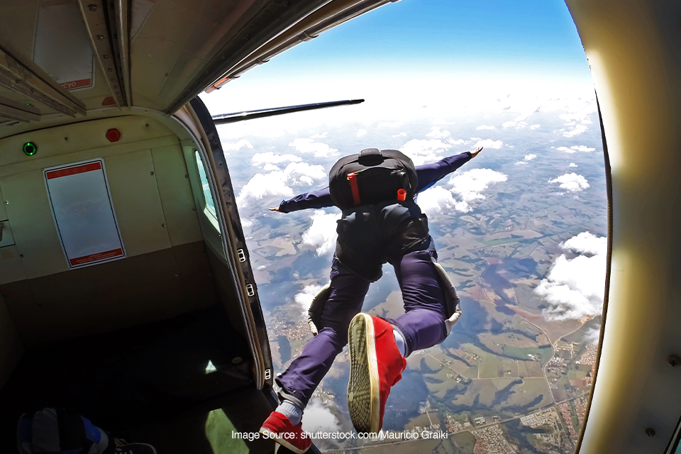 skydiving