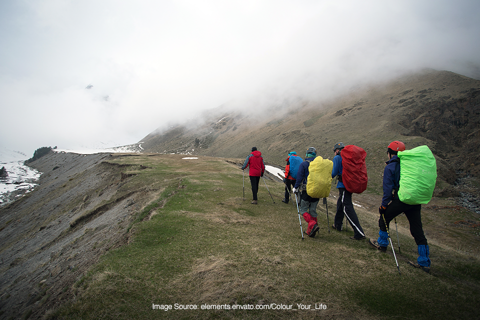 Posisi Saat Mendaki Gunung