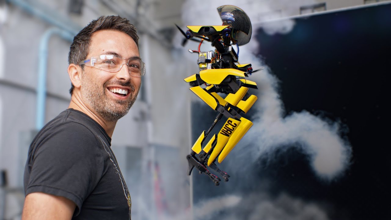 Robot Drone Bisa Main Skateboard?
