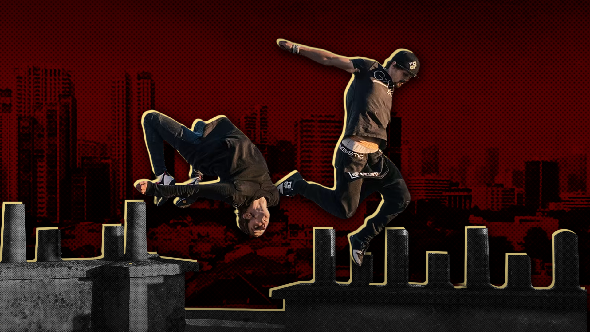 Gokil! Freerunning di Rooftop dengan Sensasi Lokal Vibes