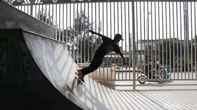 Skatepark Pasar Rebo. Image: Google Maps/PUJI YT