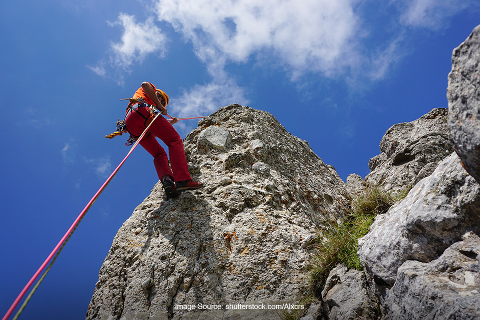 rappelling