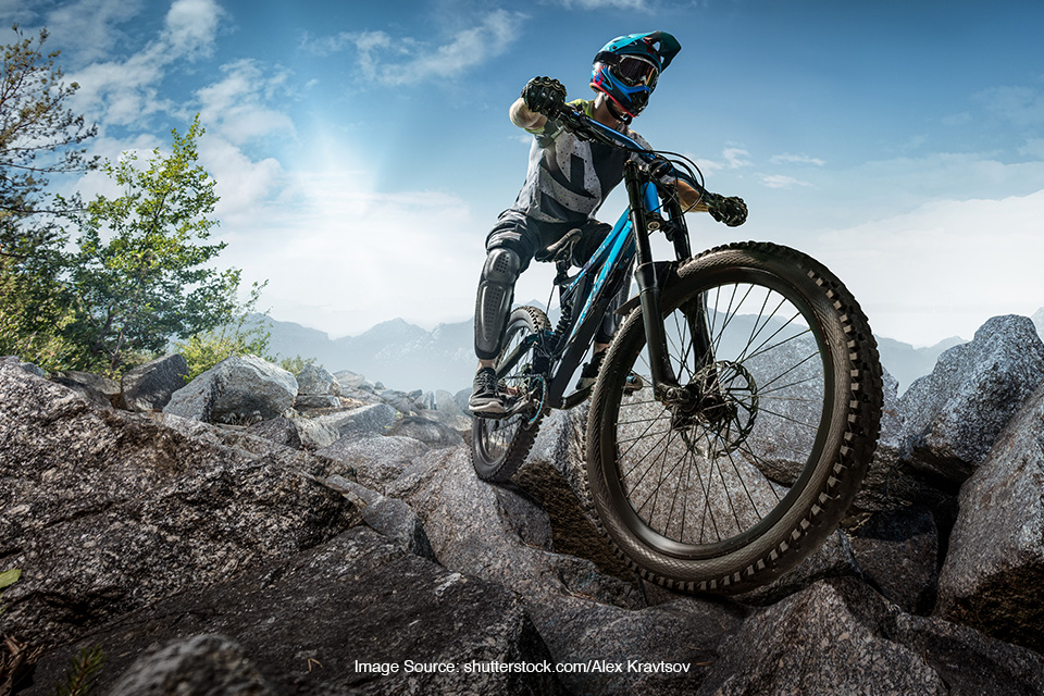 Downhill mountain bike