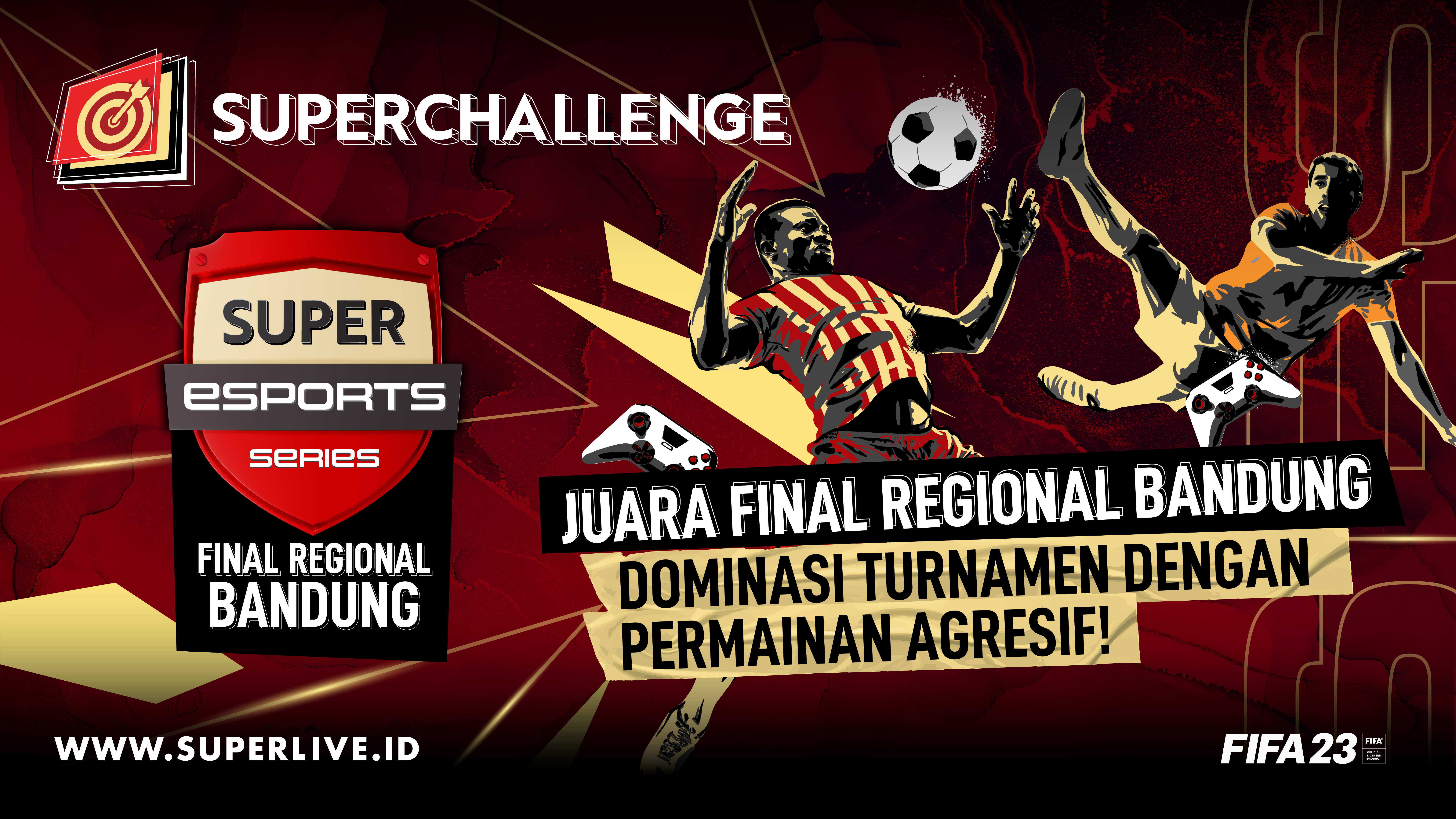 Amankan Tiket Grand Final dan Trofi Juara, MCSCI Bandung Juarai Super Esports Series FIFA 2023 Final Regional Bandung!