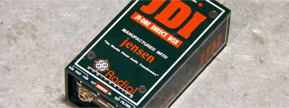 Radial Engineering, Pionir DI Box Pasif Komersil