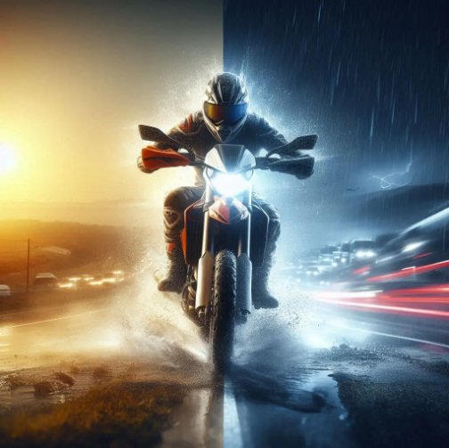 Perang Lawan Alam: Cara Tepat Rider Supermoto Taklukkan Hujan Membahana dan Panas Mematikan!