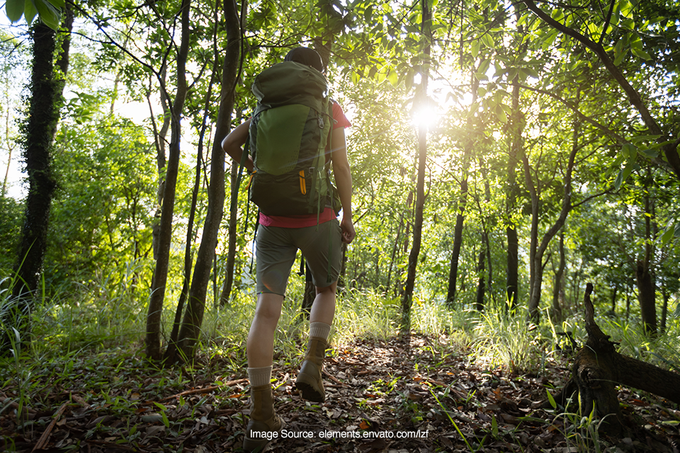 solo hiking