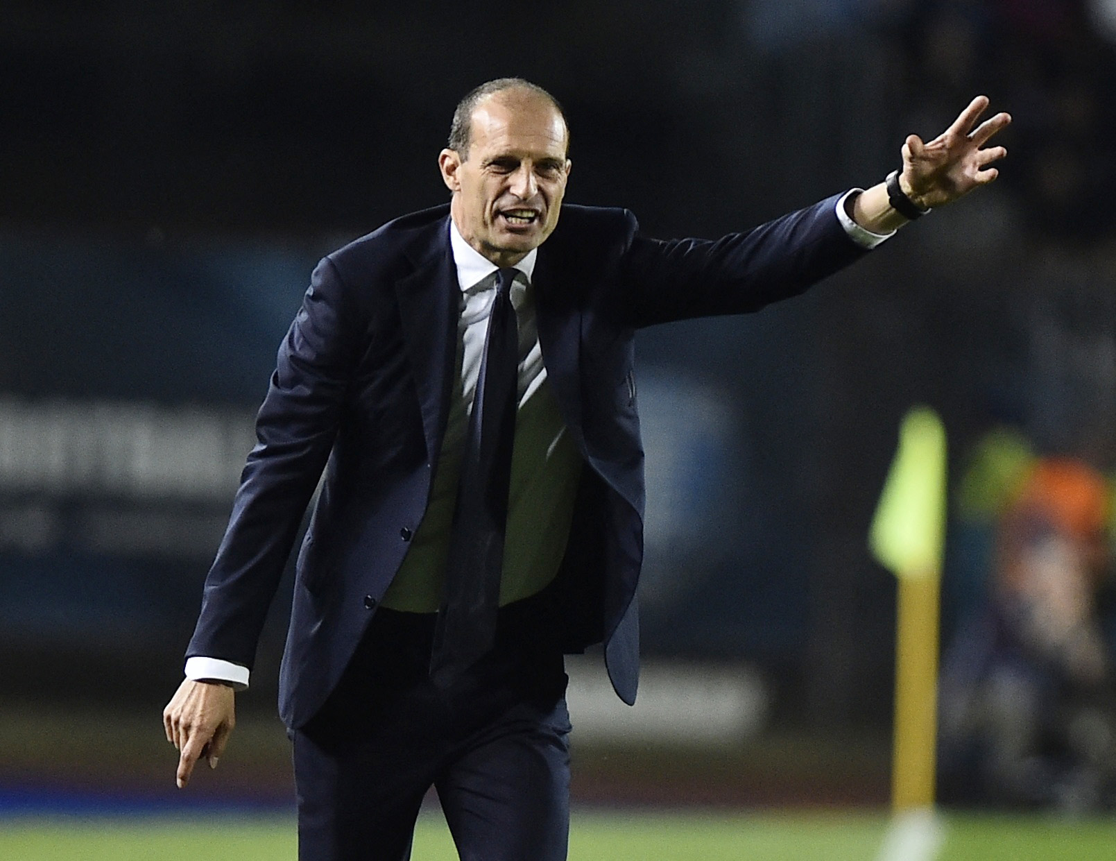 Juventus coach Massimiliano Allegri reacts REUTERS/Massimo Pinca