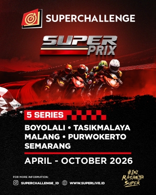 Superchallenge Super Prix 2026: Balap Motor Bakal Lebih Super, Hadiah 1,7 Miliar, dan Ada Juara Umum All Series