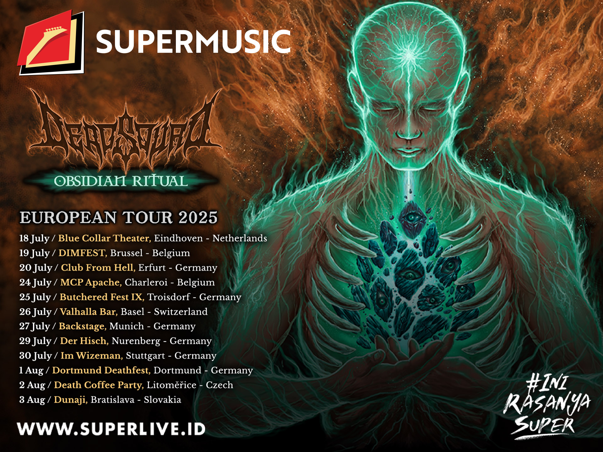 DEADSQUAD OBSIDIAN RITUAL EUROPEAN TOUR 2025