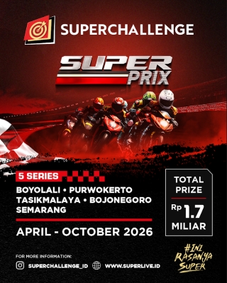 Superchallenge Super Prix 2026: Balap Motor Bakal Lebih Super, Hadiah 1,7 Miliar, dan Ada Juara Umum All Series
