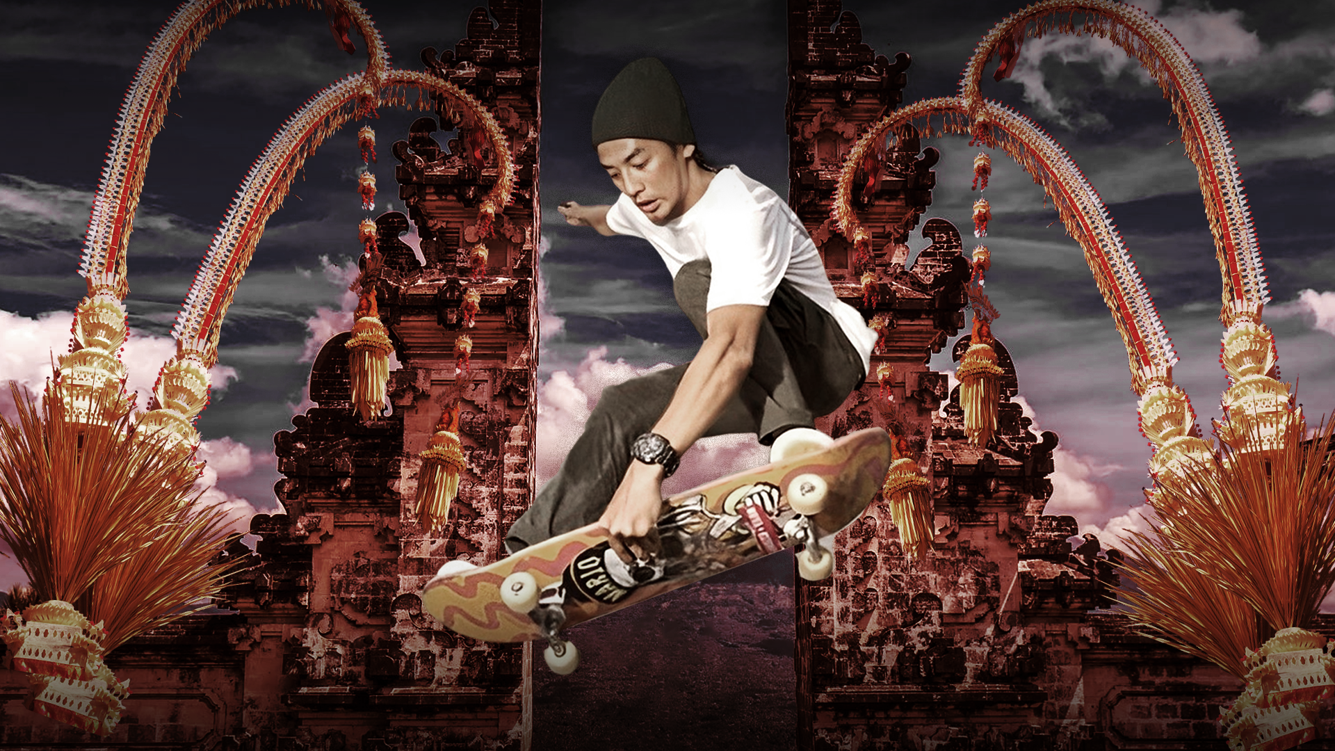 Ke Bali Healing? Mending Lo Skateboarding!