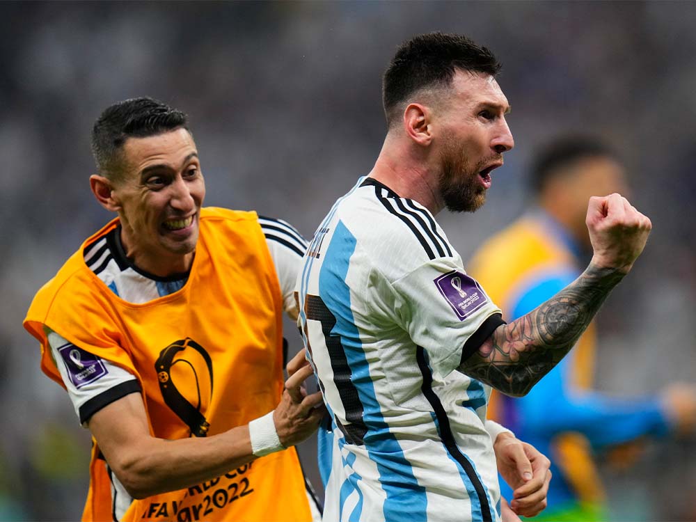 Angel Di Maria dan Lionel Messi