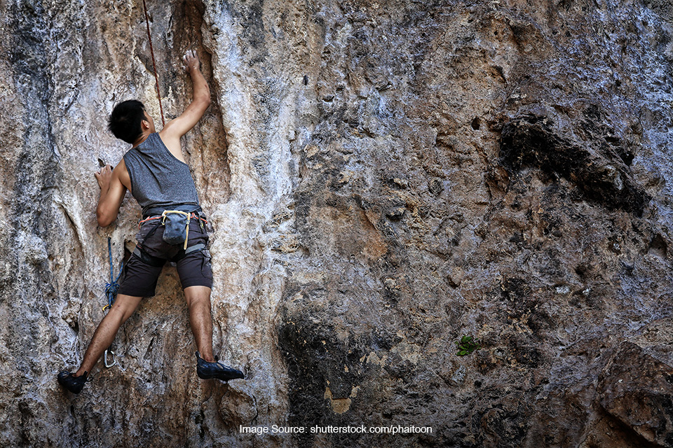 rock climbing