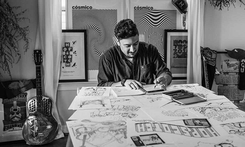 George Hage “Jack the Radio”: Ngeband Oke, Jadi Illustrator Oke