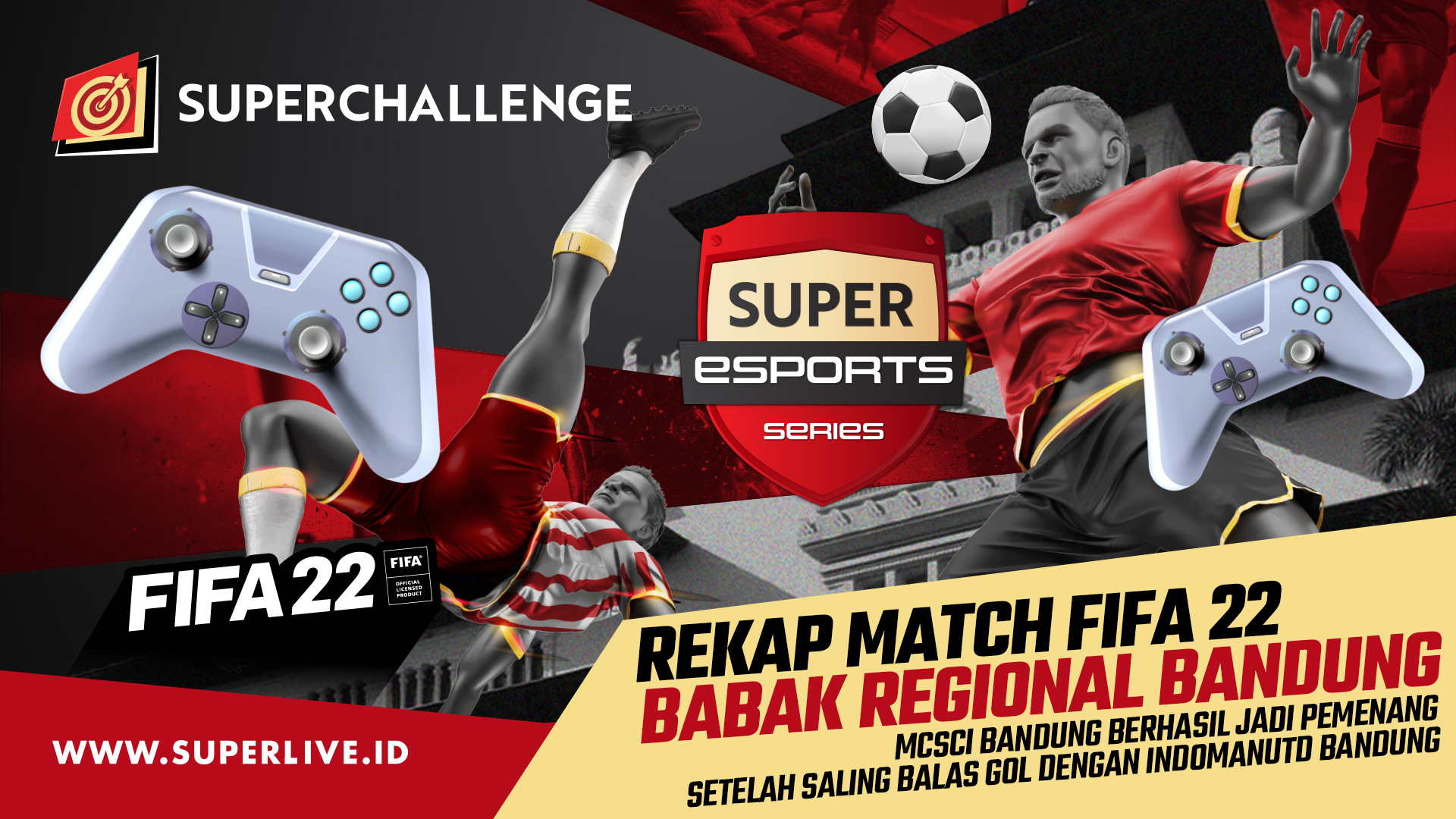 MCSCI Bandung Berhasil Jadi Pemenang Setelah Saling Balas Gol Dengan INDOMANUTD Bandung