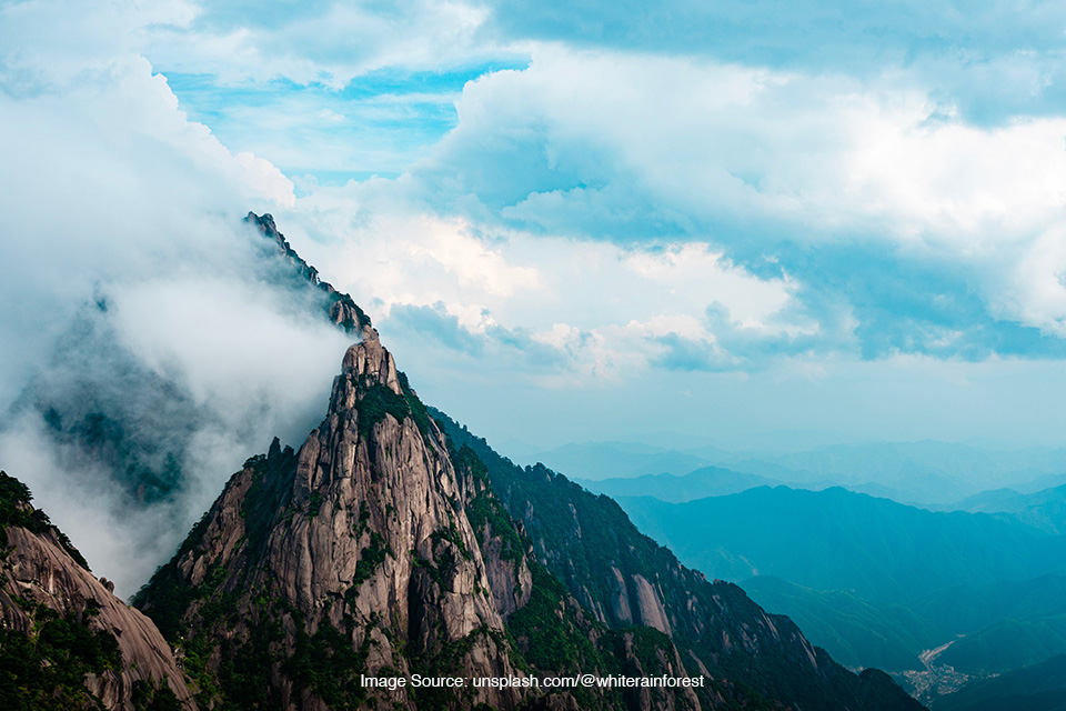 gunung di China