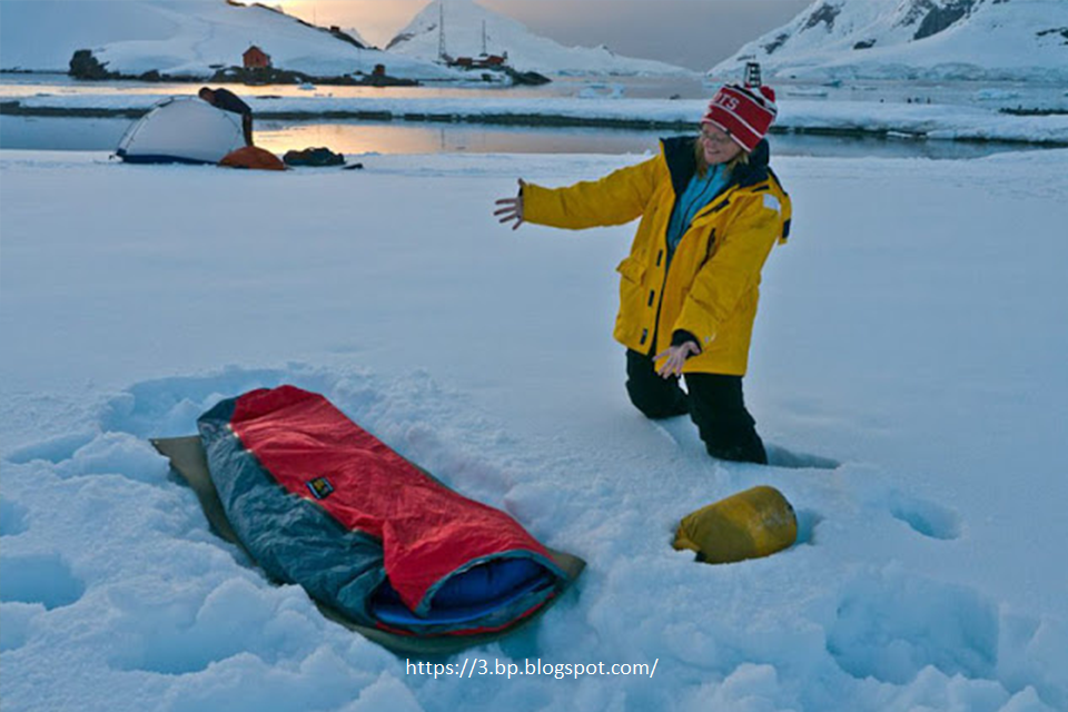 Camping di Antartika