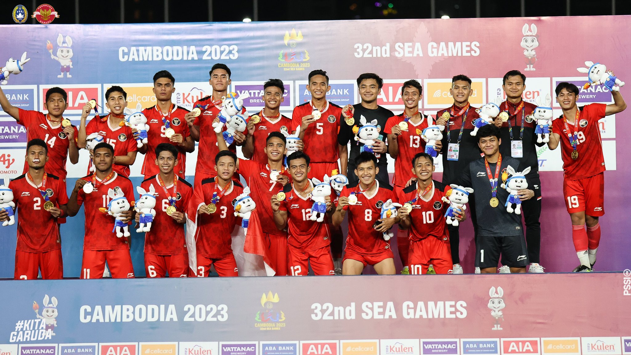 Indonesia National Men Team won gold medal at Sea Games 2023