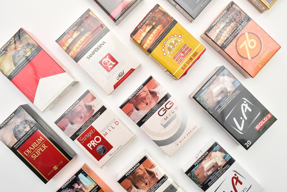 rokok filter dan kretek