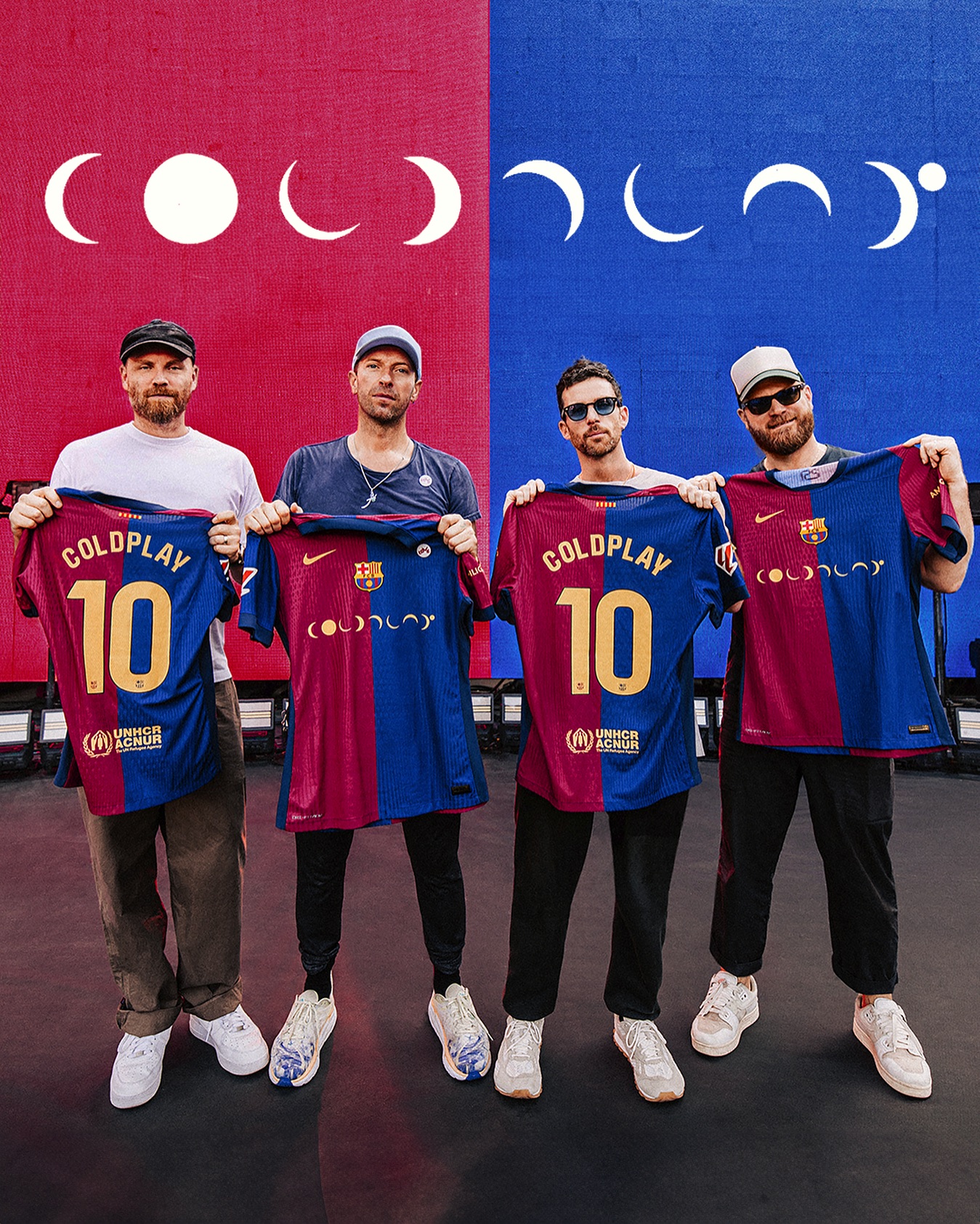 Jersey Kolaborasi Barcelona x Coldplay