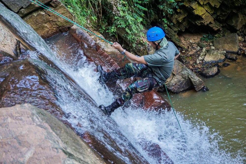 Rappeling