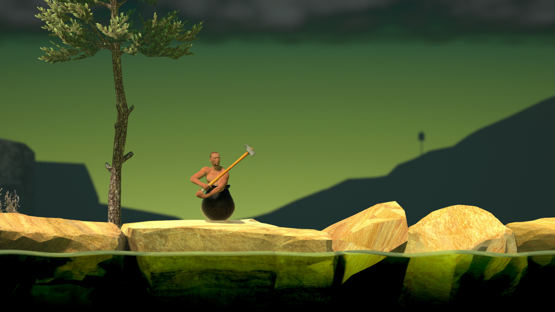Speedrun Terepik, Getting Over It Tamat Cuma Dalam Satu Menit!