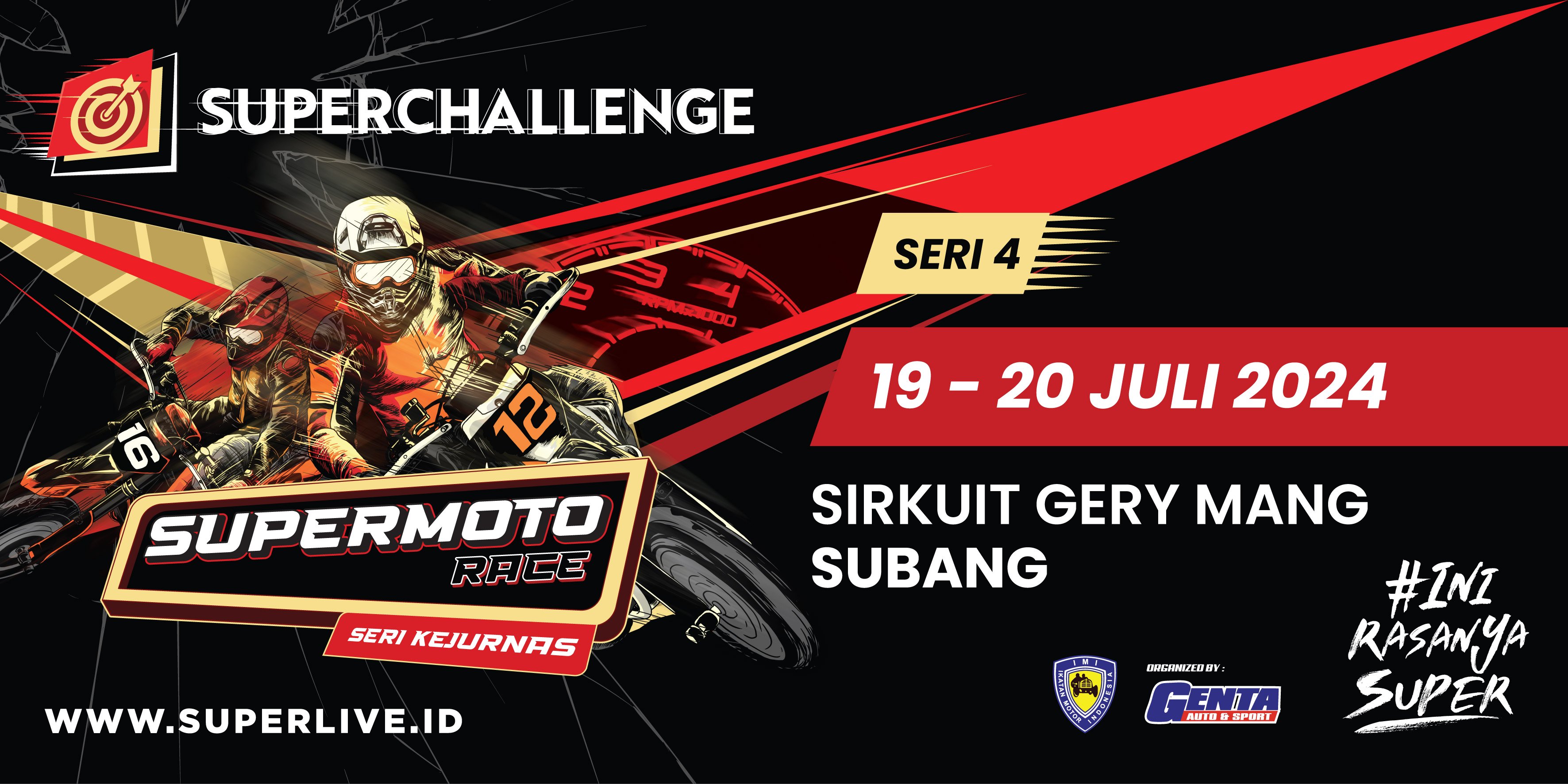 SERI 4 KEJURNAS SUPERMOTO BERLANJUT  KE SIRKUIT GERY MANG, SUBANG