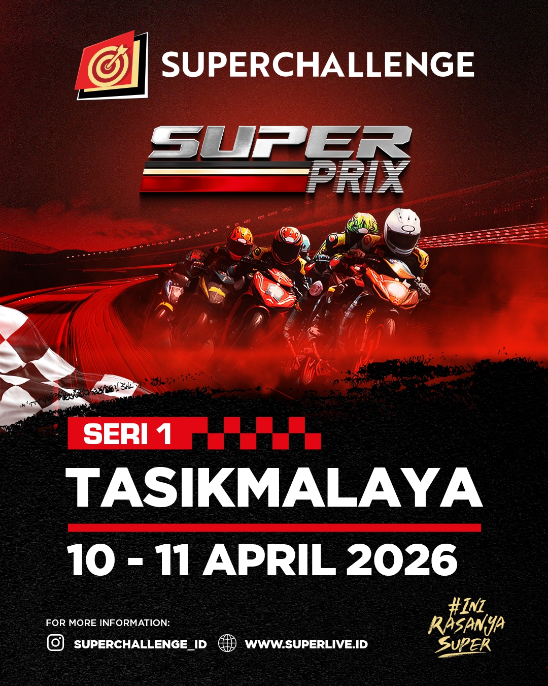SUPERCHALLENGE SUPERPRIX SERI 1 TASIKMALAYA 2026