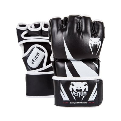 image VENUM CHALLENGER MMA GLOVES - BLACK WHITE`
