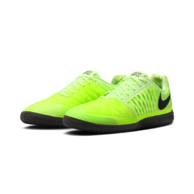 image Nike Lunar Gato II Indoor Court Low-Top Football Shoes - Neon Green EU 43`