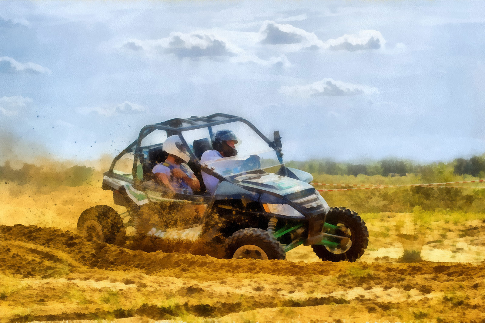 Seru-Seruan di Hamparan Pasir Pacu Dune Buggy