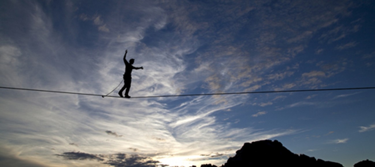 Highlining, Nyebrang Tempat Tinggi diatas Seutas Tali