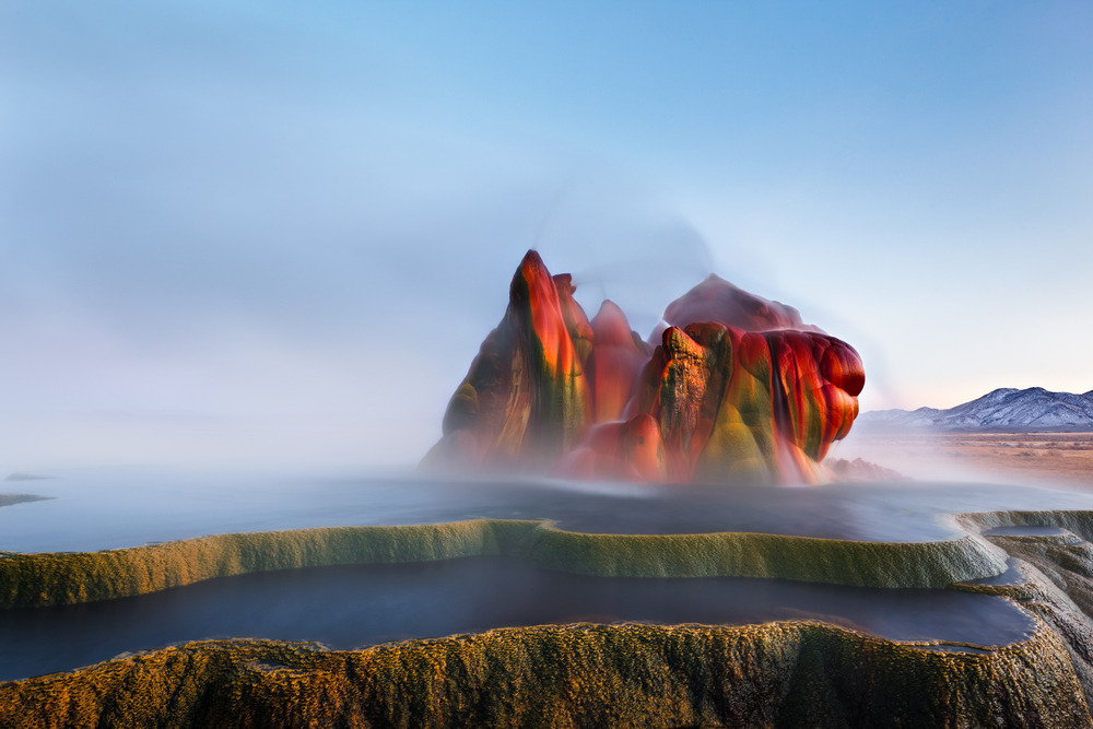 Seperti Inilah Pesona Fly Geyser di Nevada, Amerika Serikat