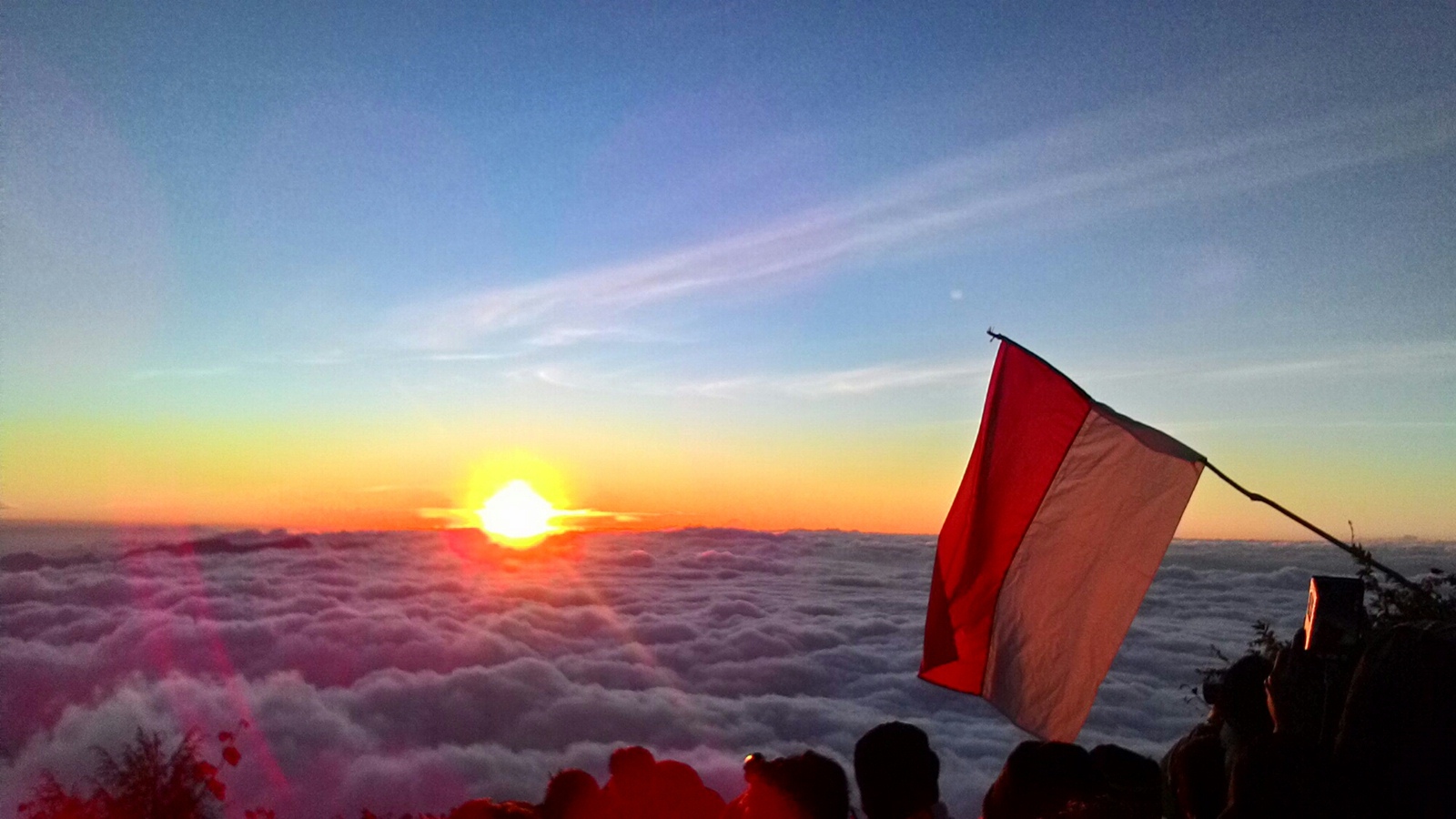 Sunrise Emas di Cikuray, Mantap!