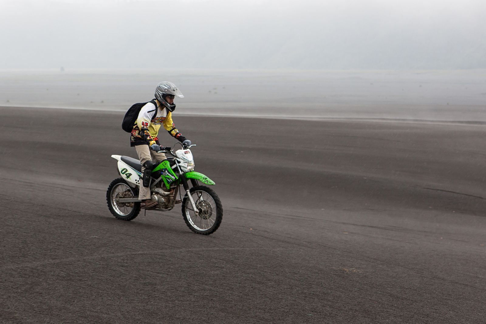 Adu Cepat Motor Trail di Pegunungan Bromo