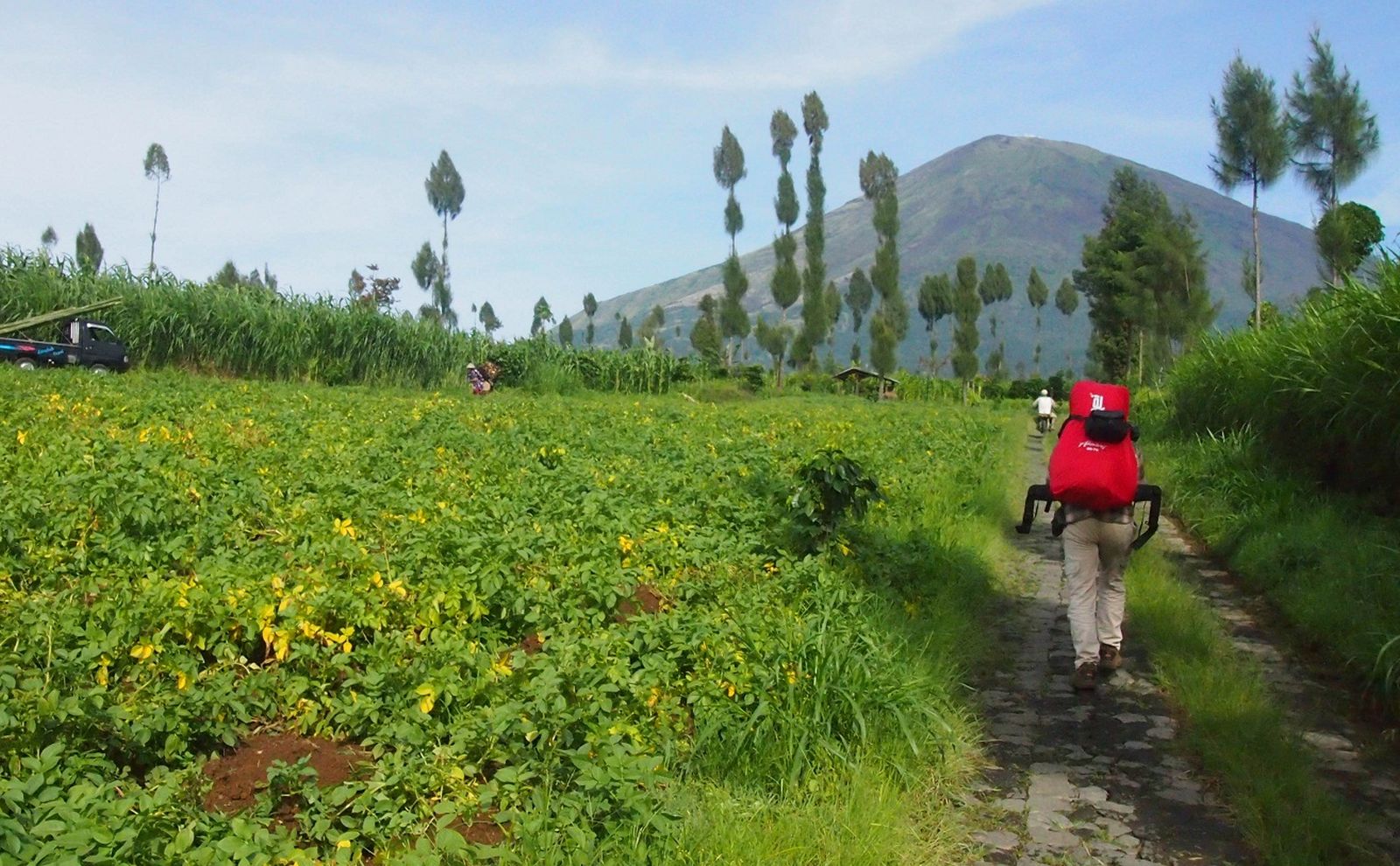 Pemandangan Alam yang Dramatis Bukit Sindoro Sehabis Badai, Keren!