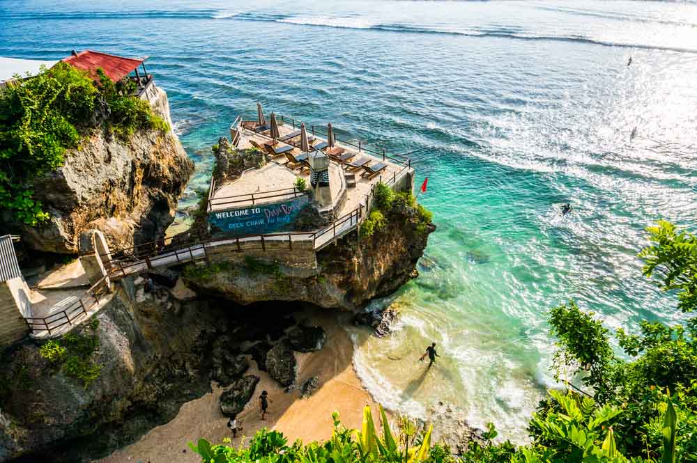 Keseruan Berpetualang di Pantai Suluban Atau Pantai Blue Point di Bali