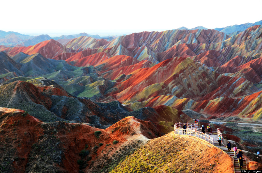 10 Fakta Menarik Tentang Pegunungan Danxia, Pegunungan Warna-Warni Bak Pelangi
