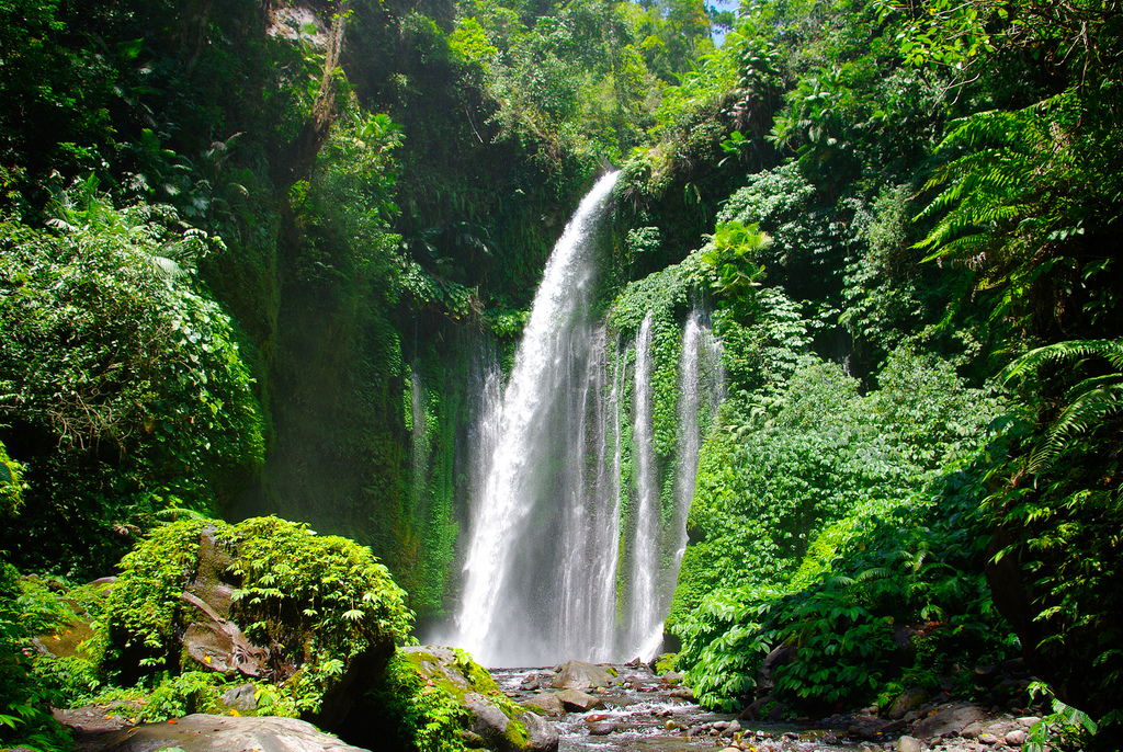 10 Spot Air Terjun Cantik Bagai Dewi di Sekitaran Gunung Rinjani Lombok