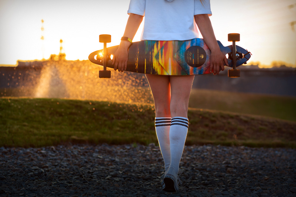 Daebak! Yuk Kenalan dengan Rider Longboard Cantik Asal Korea