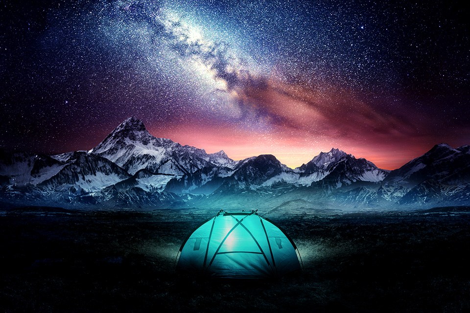 Cara Gampang Memotret Milky Way Saat Naik Gunung