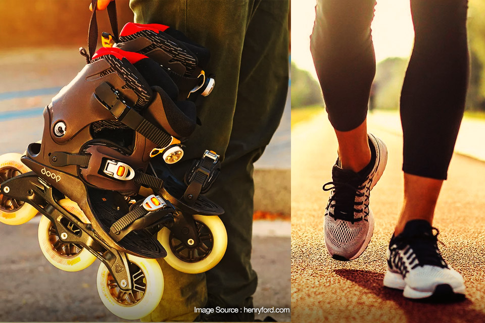 Rollerblade Vs Jalan Kaki, Mana yang Paling Banyak Bakar Kalori?