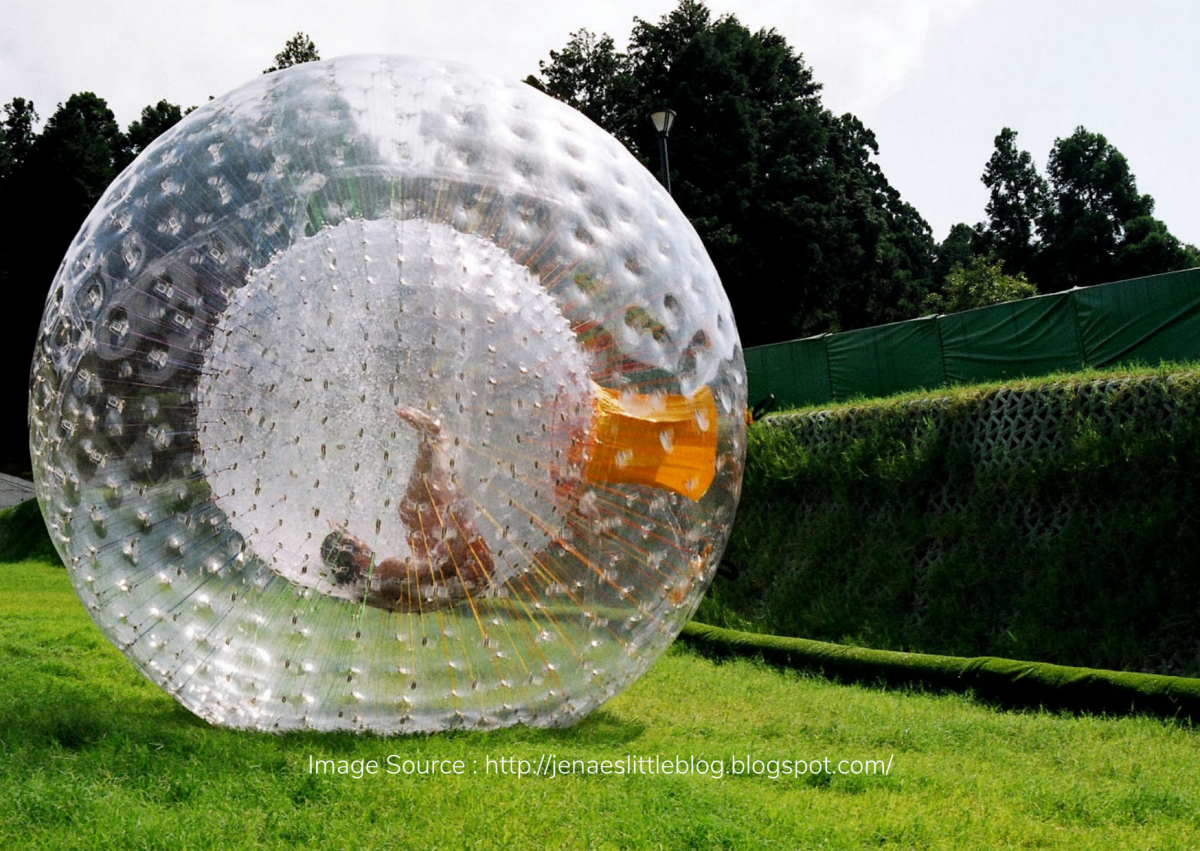 Cobain Tempat Zorbing Ball yang Ekstrem Sekaligus Menyenangkan