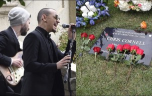 Bernyanyi di Pemakaman Chris Cornell