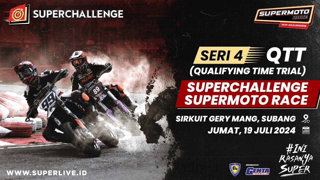 LIVE STREAMING SERI 4 SUPERCHALLENGE SUPERMOTO RACE - DAY 1 SUBANG