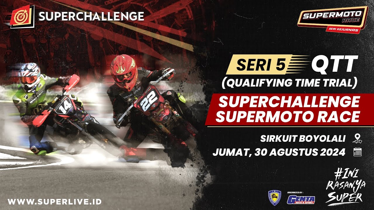 LIVE STREAMING SERI 5 SUPERCHALLENGE SUPERMOTO RACE - DAY 1 BOYOLALI